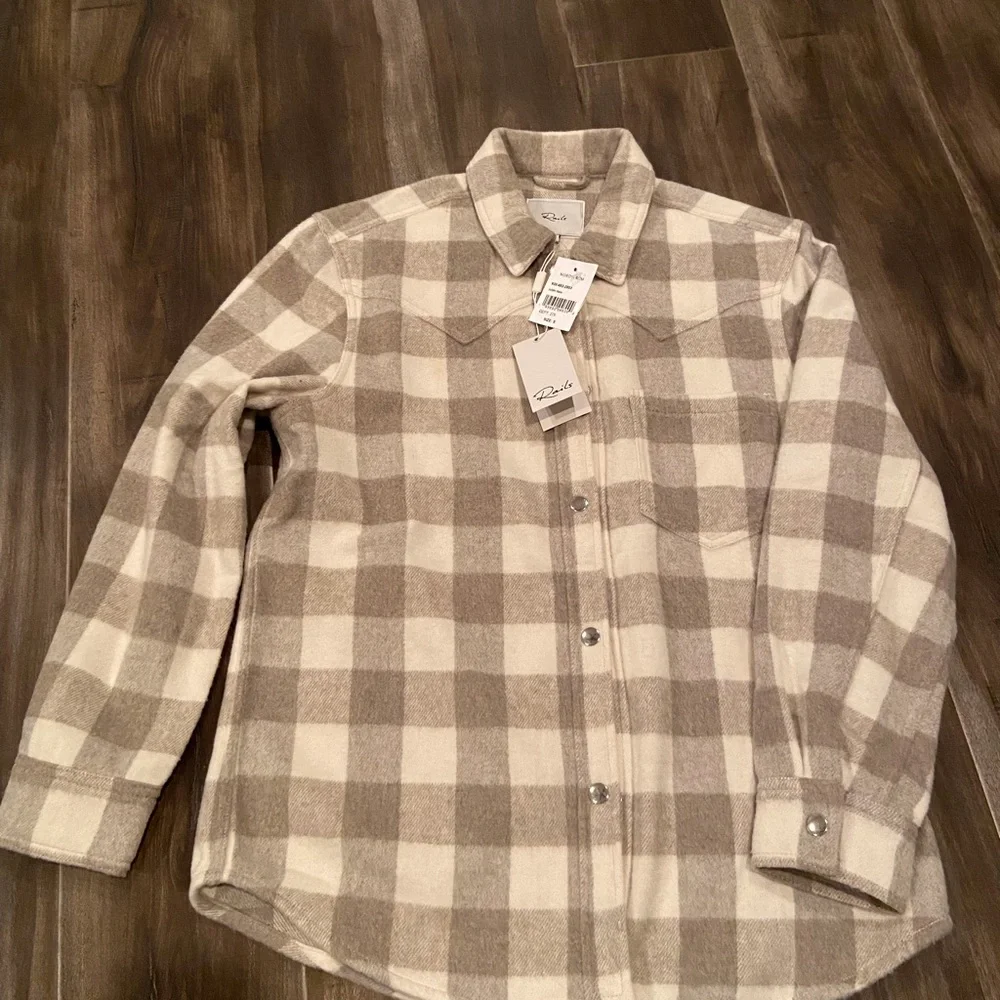 Rails Tripp Check Shacket - Picture 2 of 7